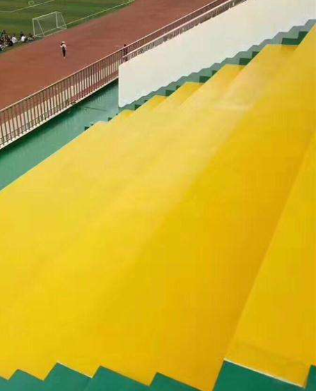 泸水球场台阶翻新修补改造